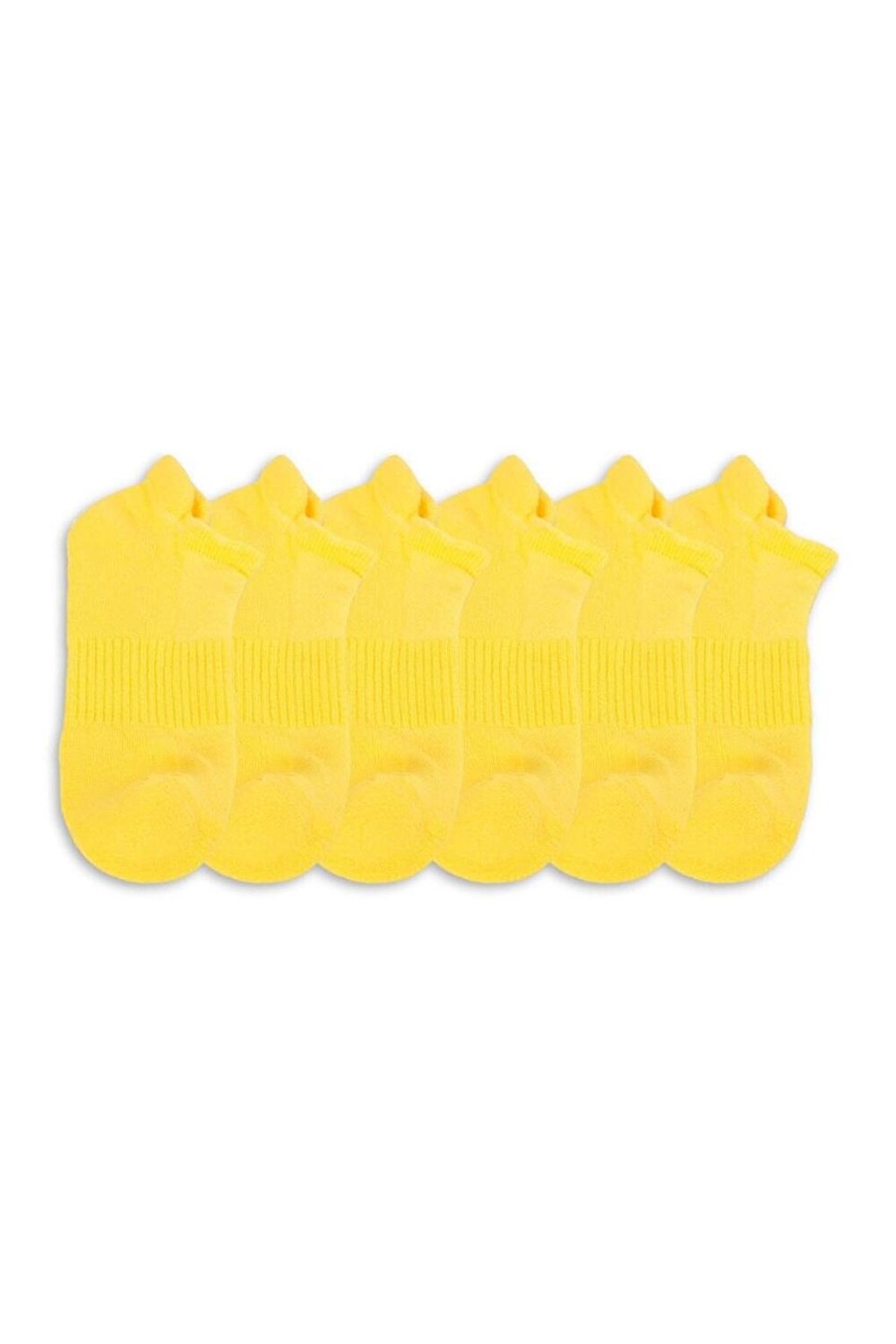 

Женские пинетки с клеткой для полотенец, 6 предметов, носки, желтые Cozzy Socks