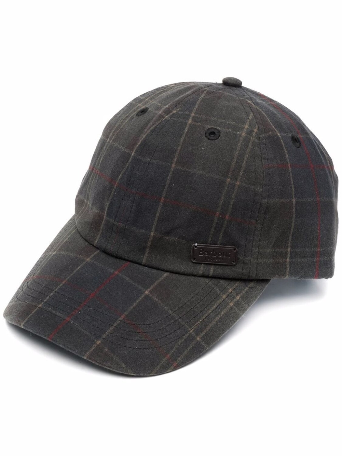 

Barbour кепка в клетку, зеленый