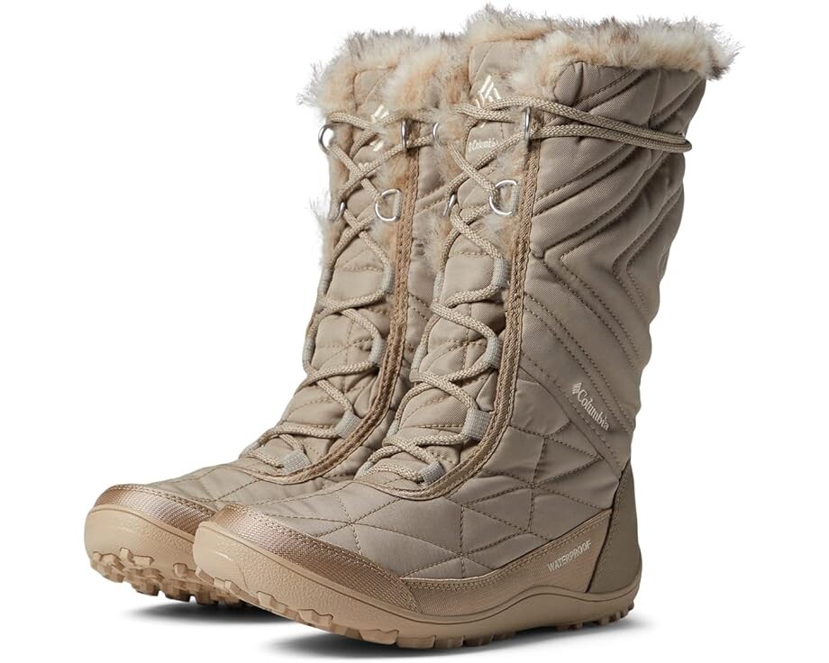 

Ботинки Columbia Minx Mid III, цвет Oxford Tan/Ancient Fossil