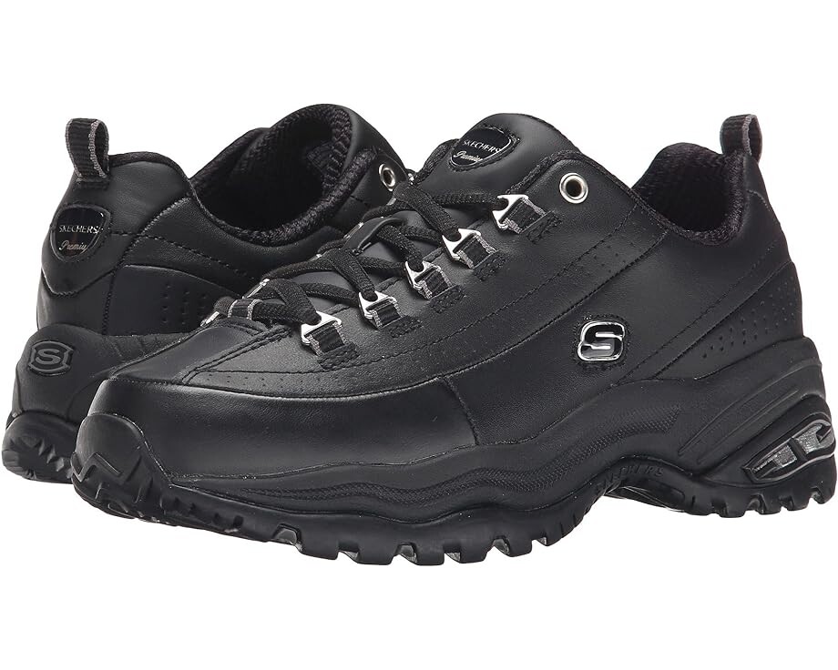 

Кроссовки SKECHERS Premiums, цвет Black/Black Leather