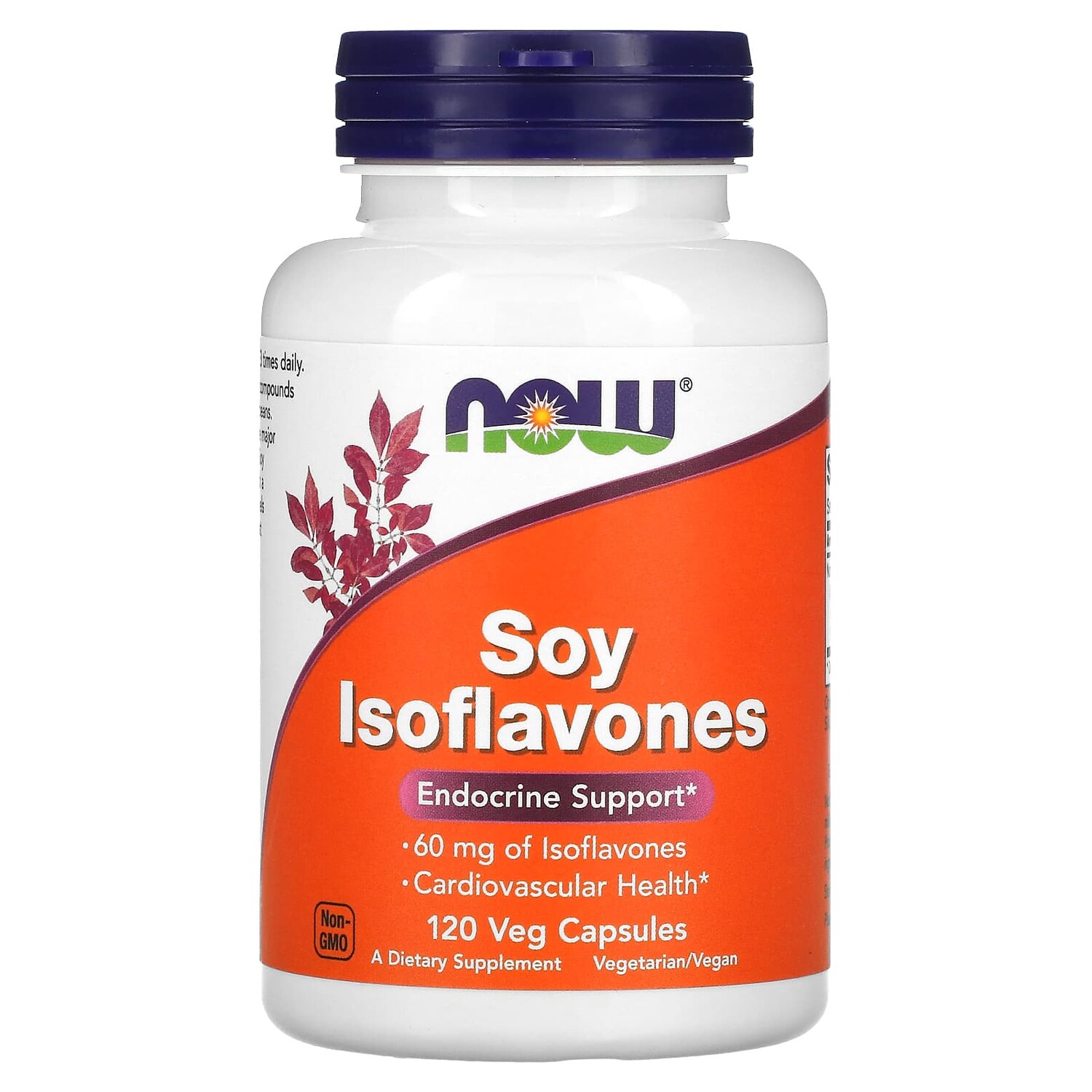 

Изофлавоны сои, 120 растительных капсул, NOW Foods