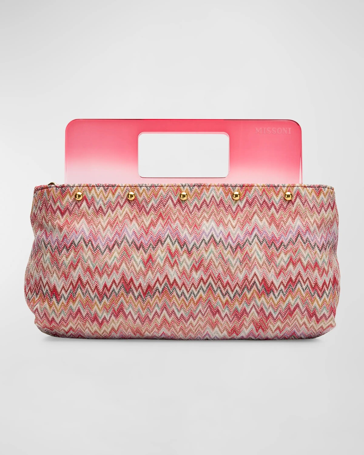 

Клатч Plexi Chevron Pouch Missoni, цвет Pink