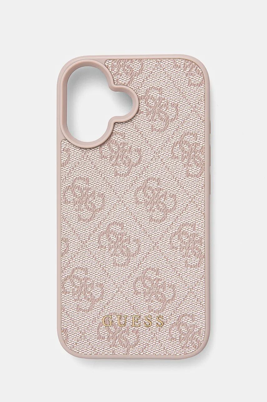 

Чехол для телефона Guess iPhone 16 6.1, розовый