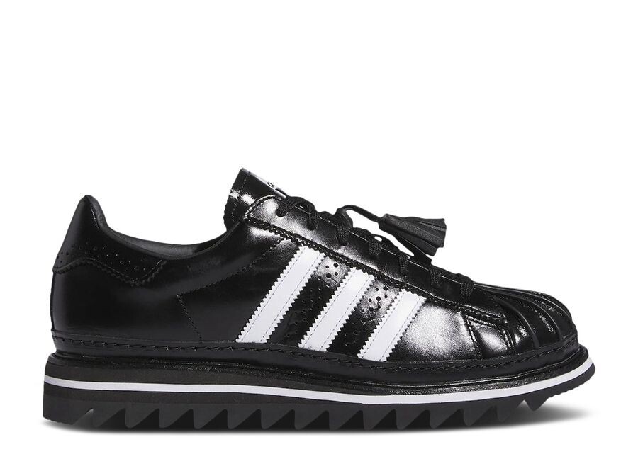 

Кроссовки adidas Clot X Superstar 'Black White', черный