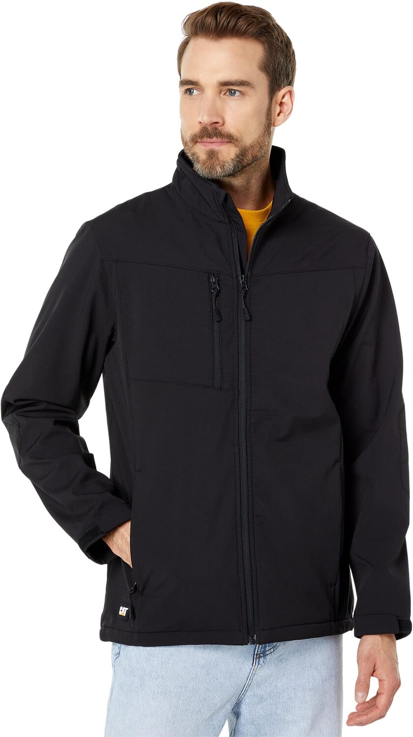 

Куртка Grid Fleece Bonded Softshell Jacket Caterpillar, черный