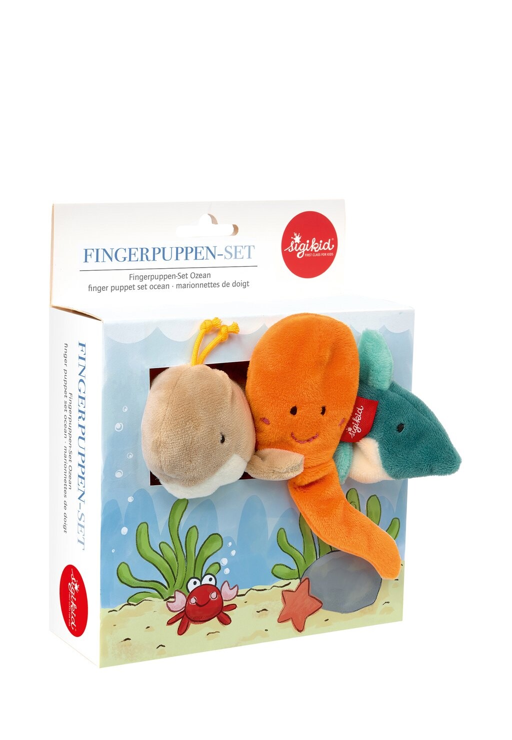 

Мягкая игрушка FINGERPUPPEN-SET OZEAN MY LITTLE THEATRE sigikid, цвет mehrfarbig