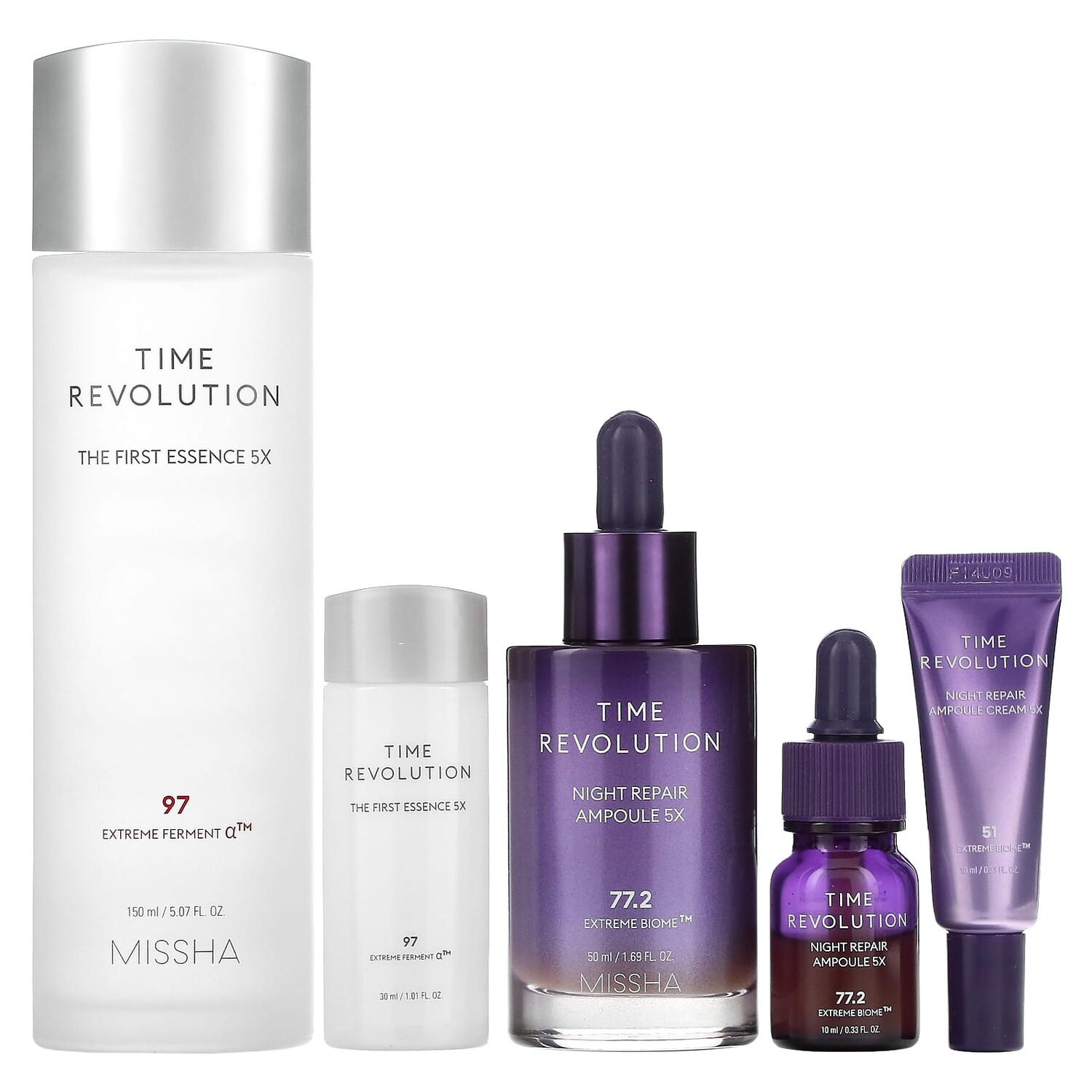 

Набор бестселлеров Revolution 5X, набор из 5 предметов, Missha