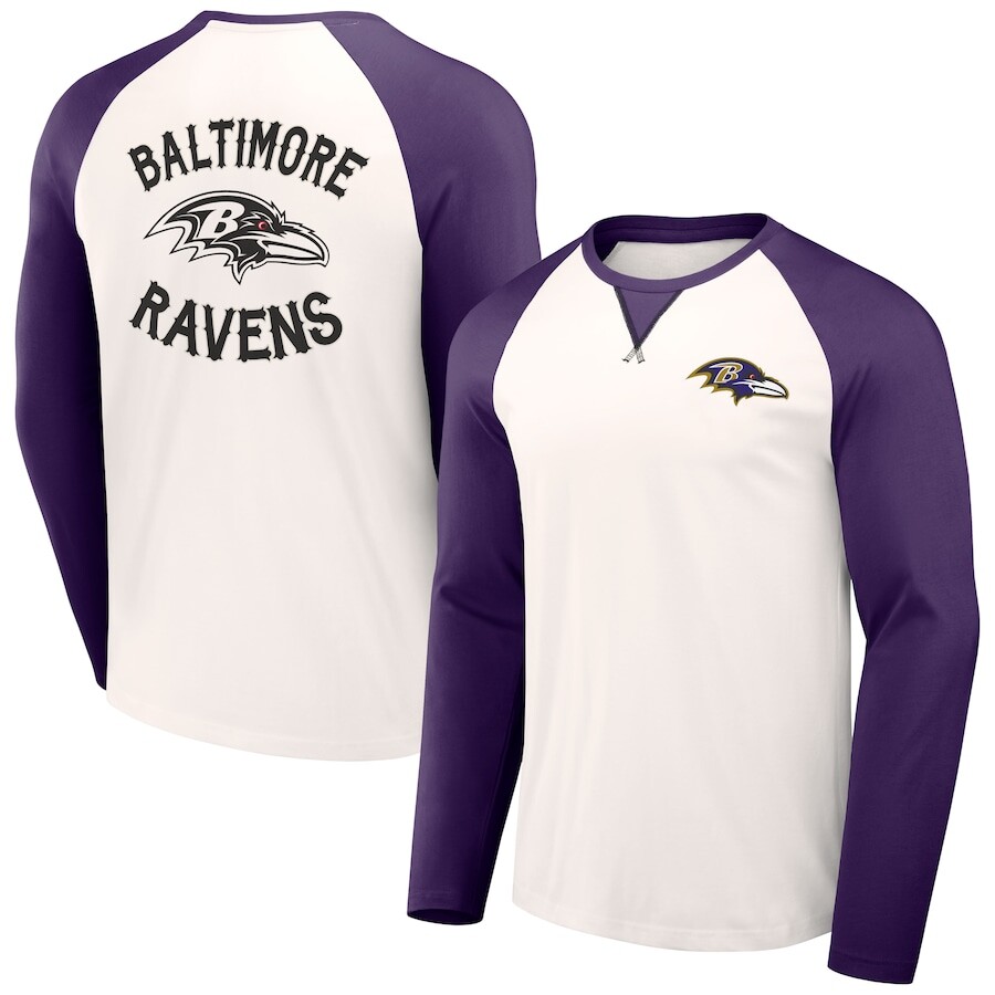 

Футболка с коротким рукавом NFL Baltimore Ravens, кремовый