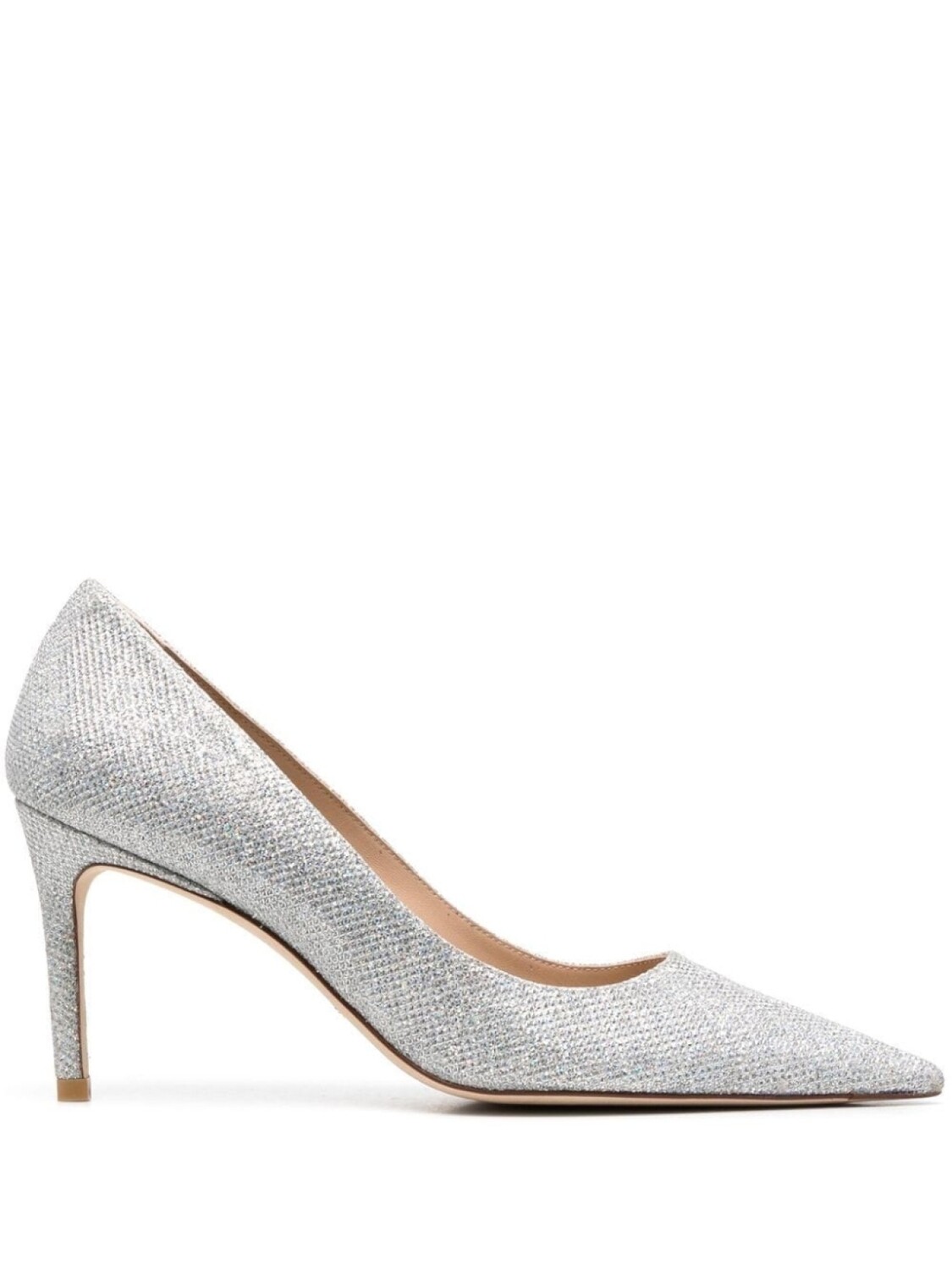

Stuart Weitzman туфли с блестками, серебристый