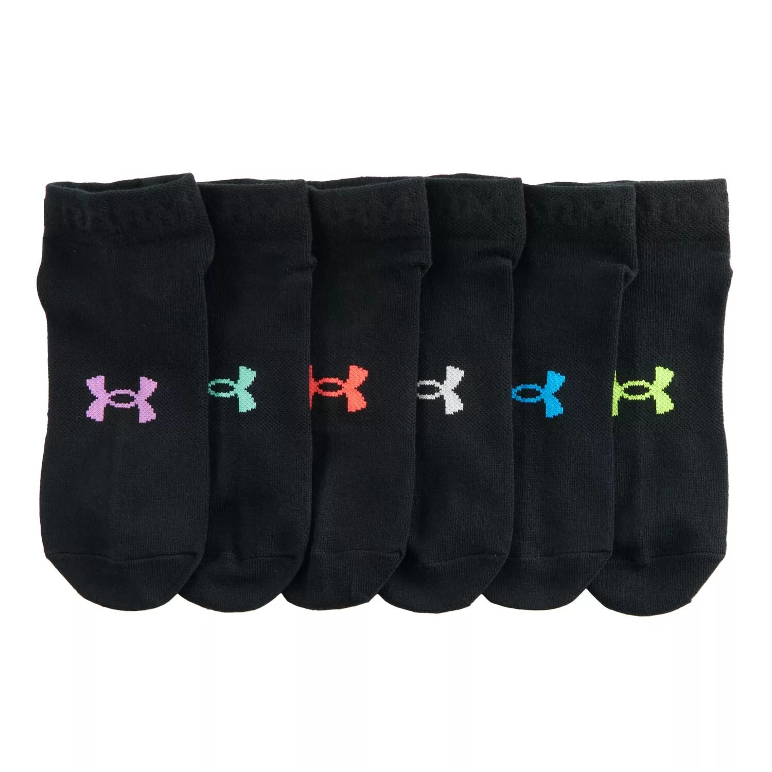 

Женские носки Under Armour Essential с низким вырезом, 6 пар Under Armour, белый