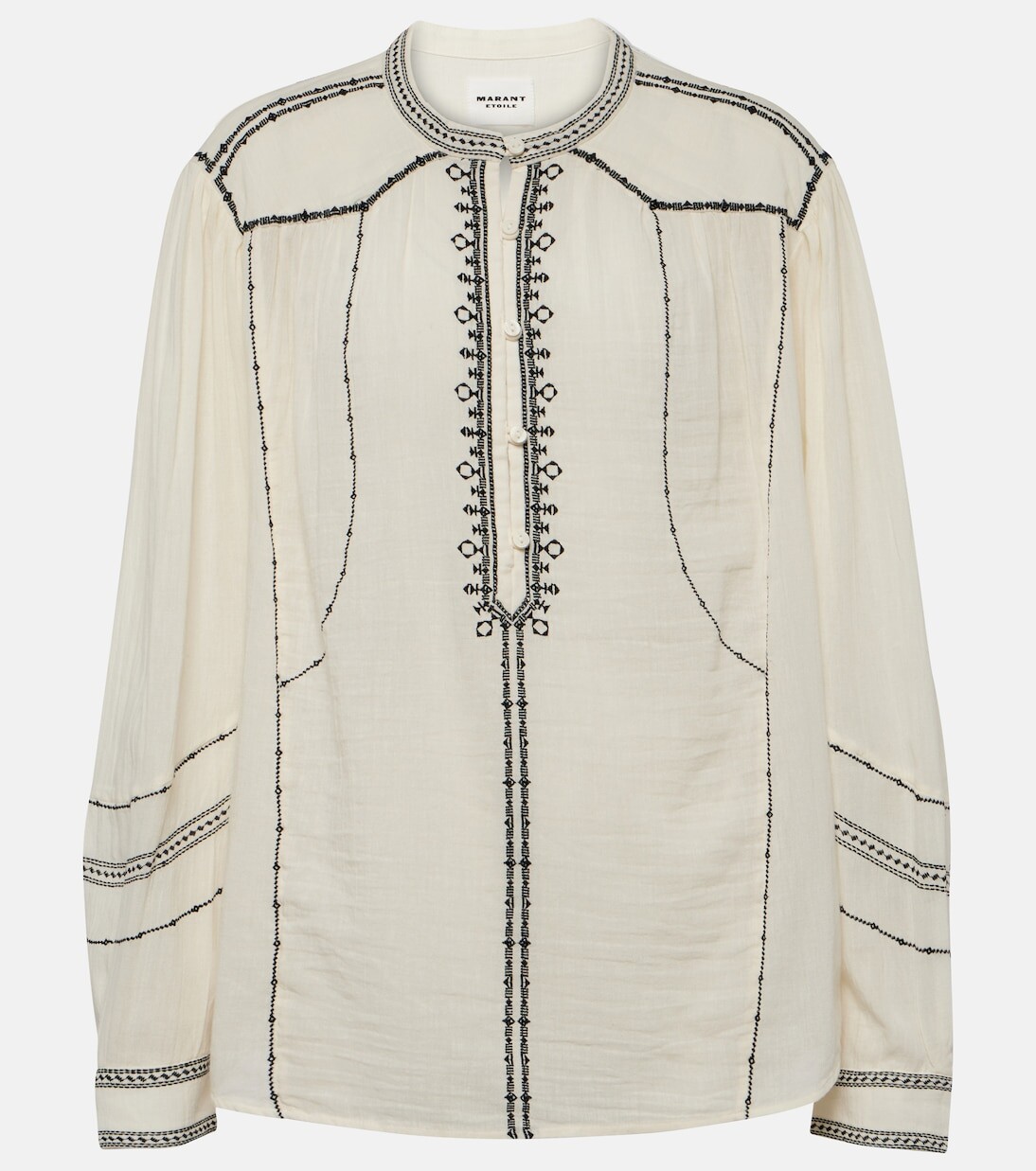 

Блузка Pelson из хлопка Marant Etoile, бежевый