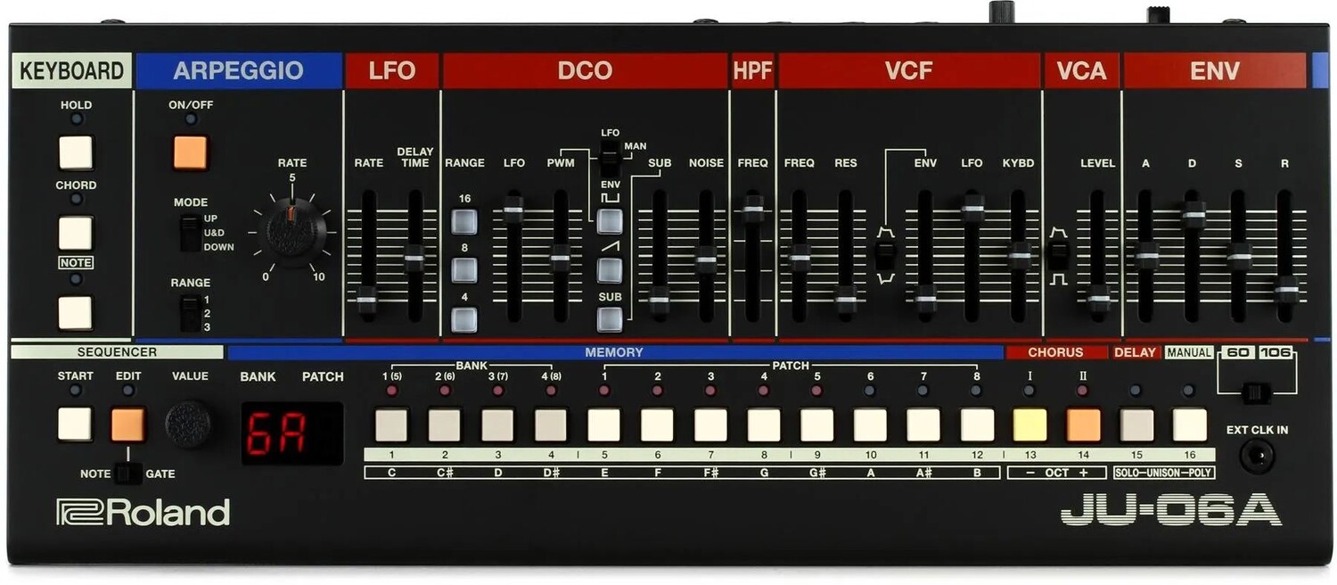 

Звуковой модуль Juno Roland JU-06A Boutique Series