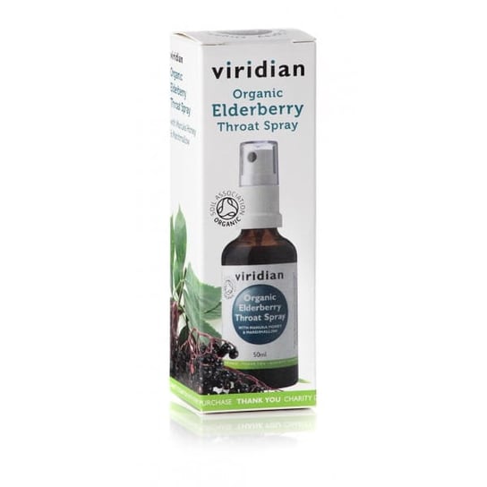 Viridian, экологический спрей для горла, 50 мл спрей для горла успокаивающий 35 мл