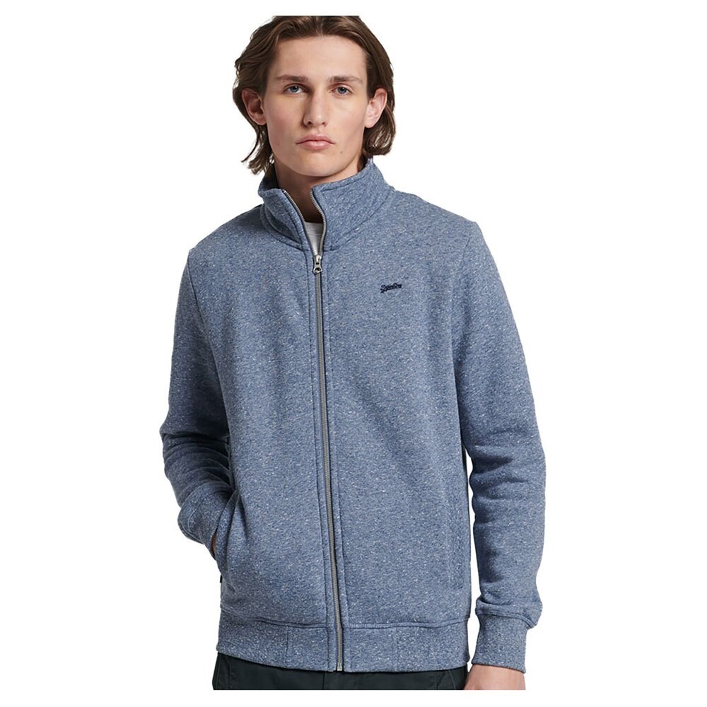 

Толстовка Superdry Vintage Logo Emb Track Full Zip, серый