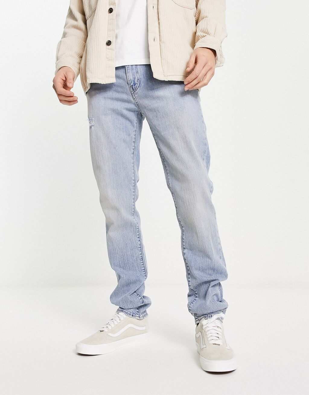 

Светло-синие джинсы узкого кроя Levi's 511