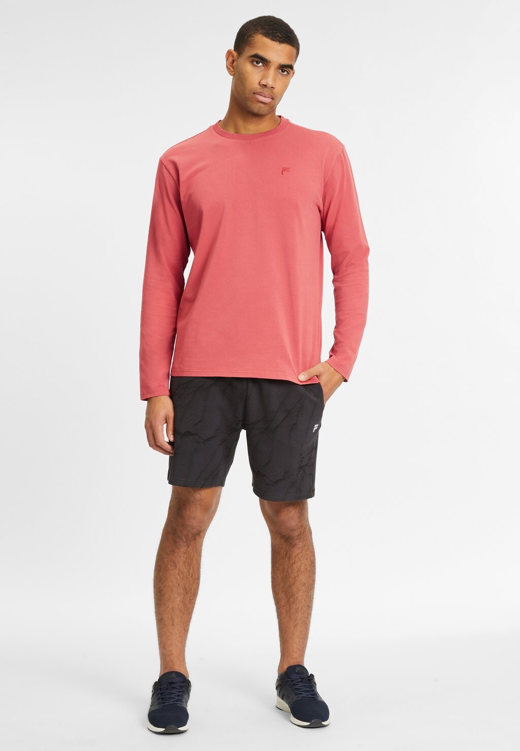 

Футболка с длинными рукавами APPAREL CRAPONNE CREW NECK Fila, марсала