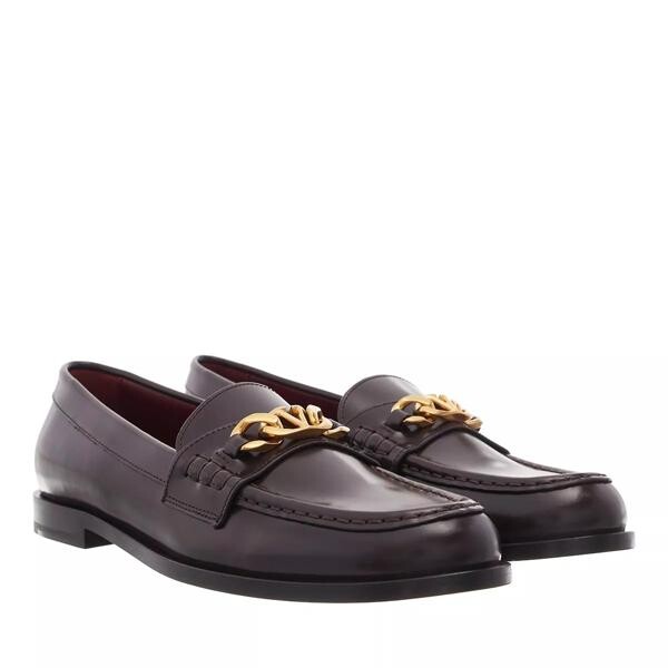 

Лоферы v-logo chain mocassin leather Valentino Garavani, коричневый