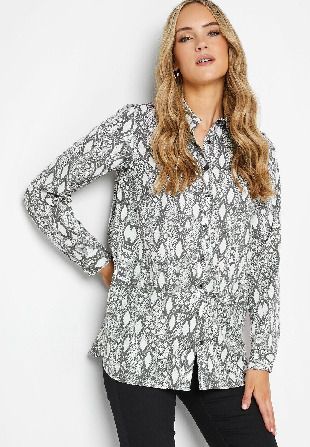 

Блузка-рубашка TALL SNAKE PRINT Long Tall Sally, цвет grey