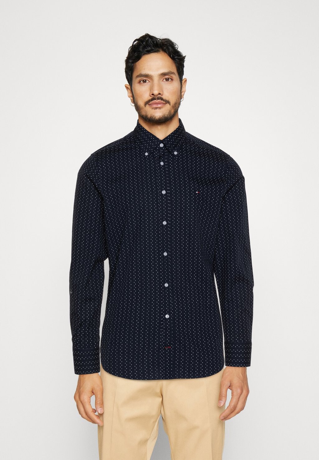 

Рубашка DOT PRINT Tommy Hilfiger, темно-синий/белый