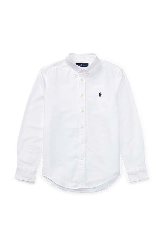 Детская хлопковая рубашка для детей 134-176 см. Polo Ralph Lauren, белый