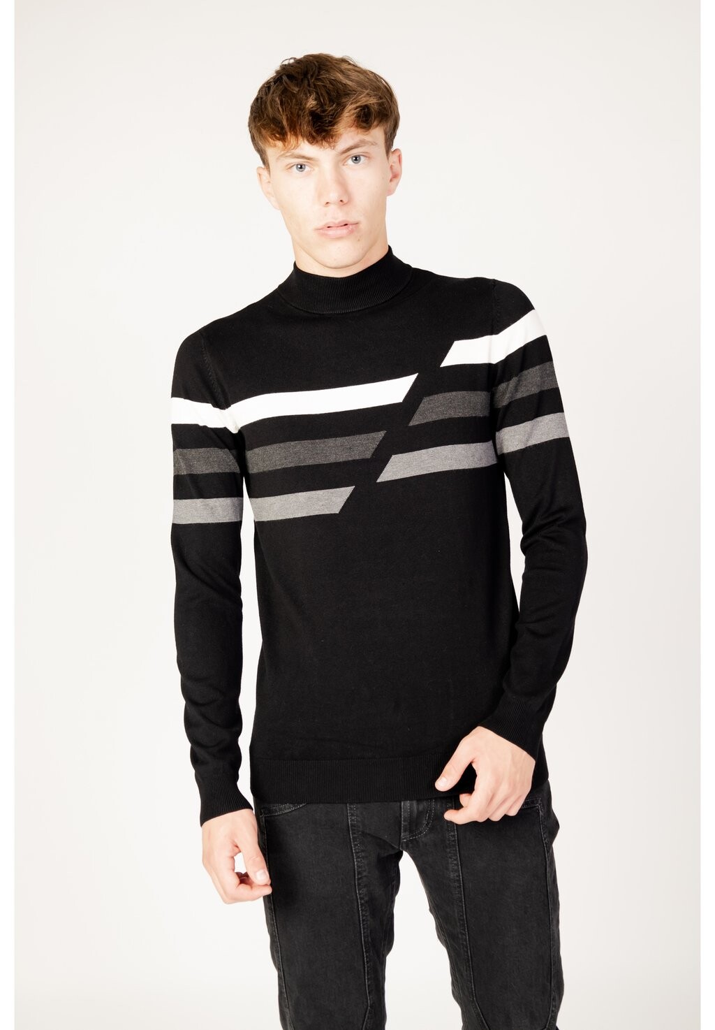 

Свитер Slim Fit In Смешанную Пряжу Antony Morato, черный