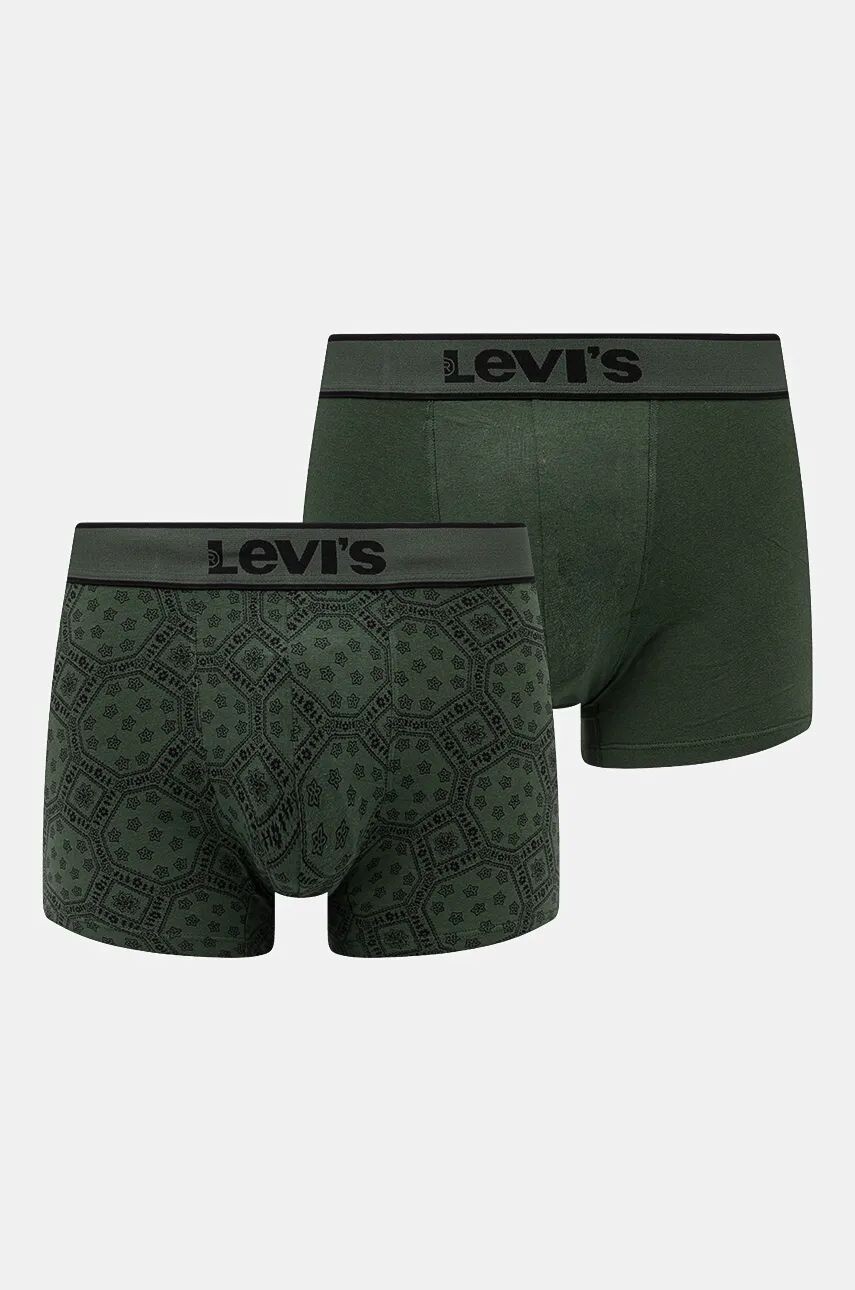 

Комплект боксеров Levi's, 2 шт, зеленый