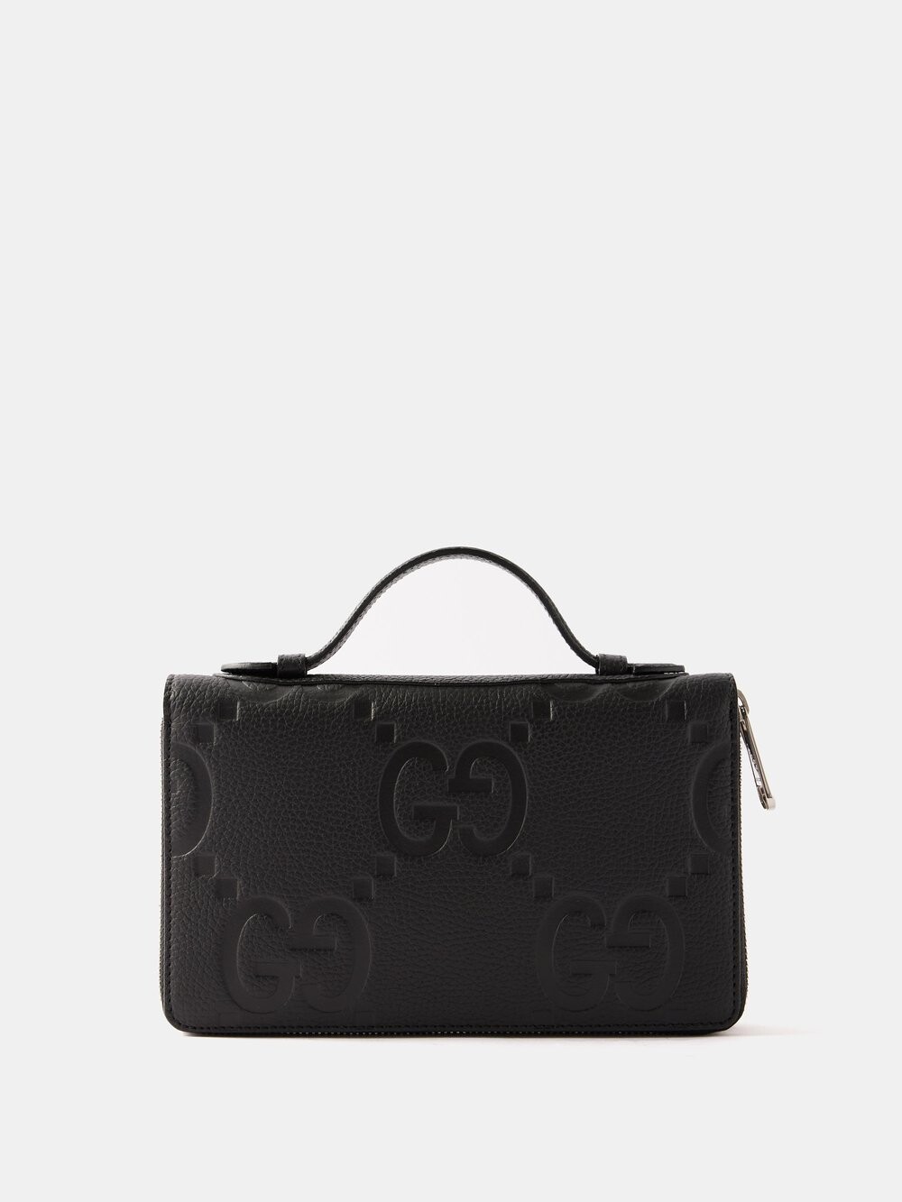 

Кошелек jumbo с тиснением gg Gucci, черный