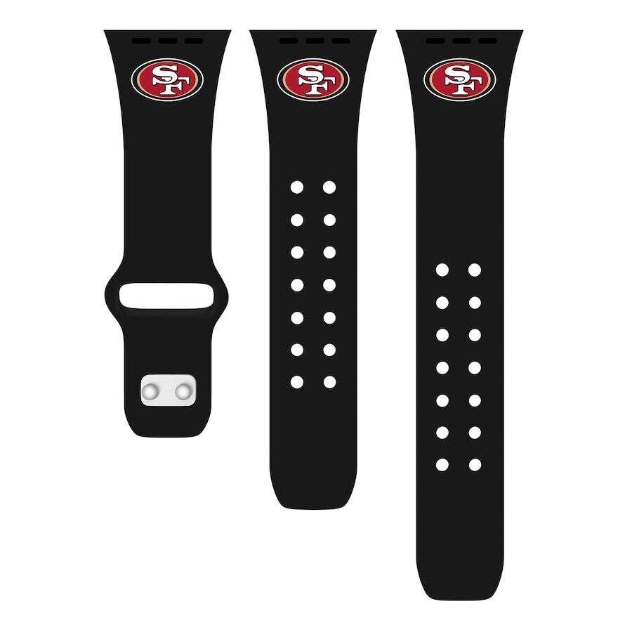 

Ремешок для часов Artinian San Francisco 49Ers, черный