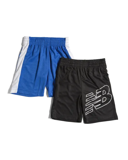 

2 шт. махровые шорты Little Boy Active New Balance, синий/черный