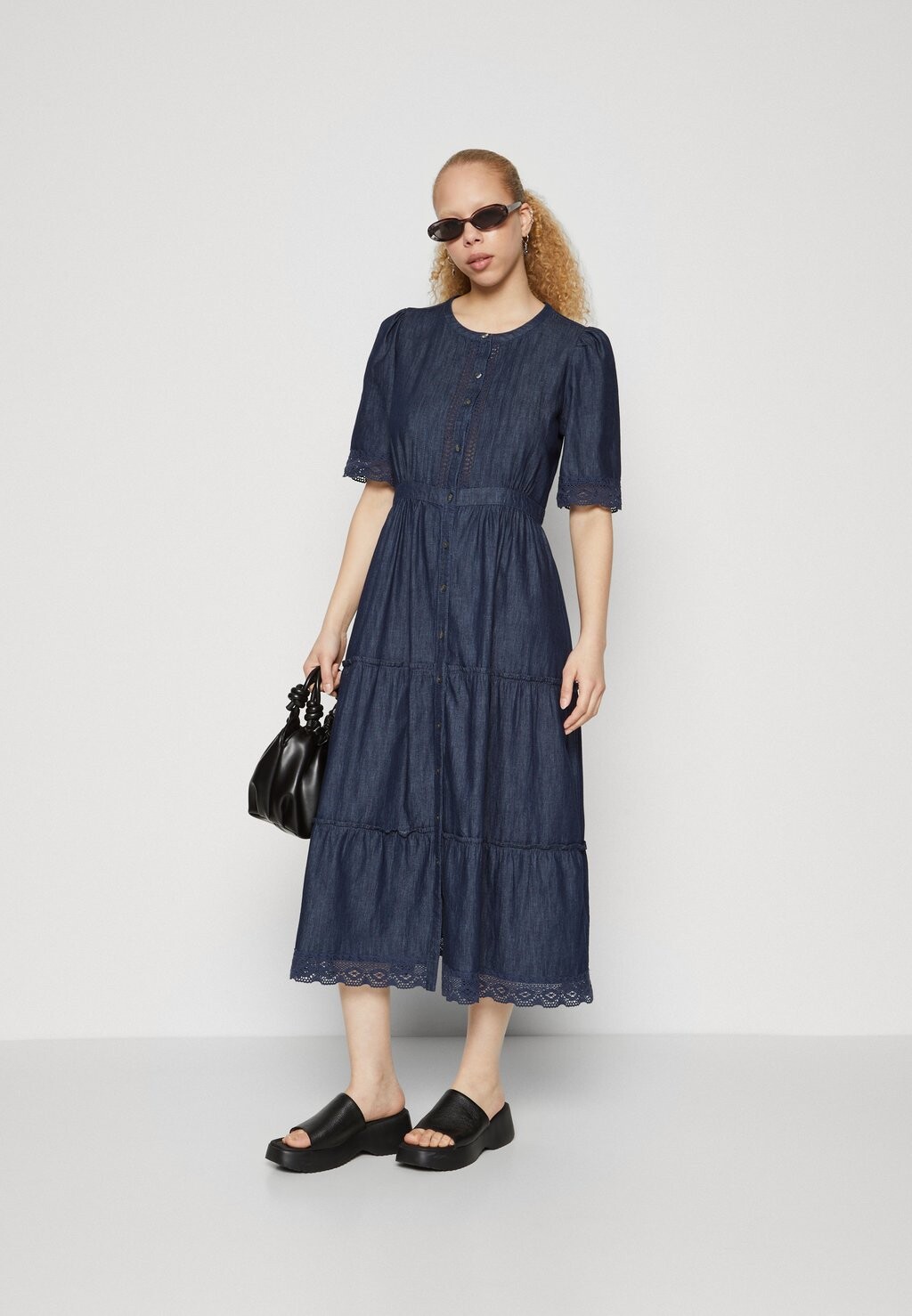 

Джинсовое платье MIDI WILTON GAP, цвет dark-blue denim