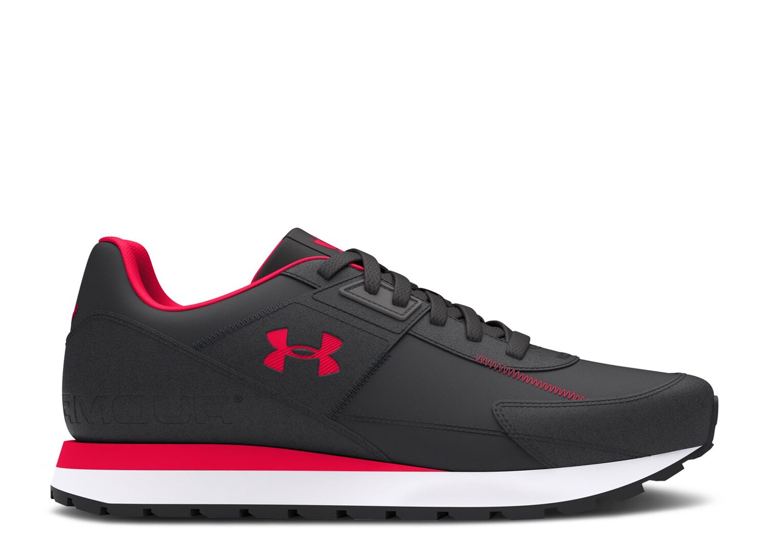 

Кроссовки Under Armour Essential Runner 'Anthracite Red', черный