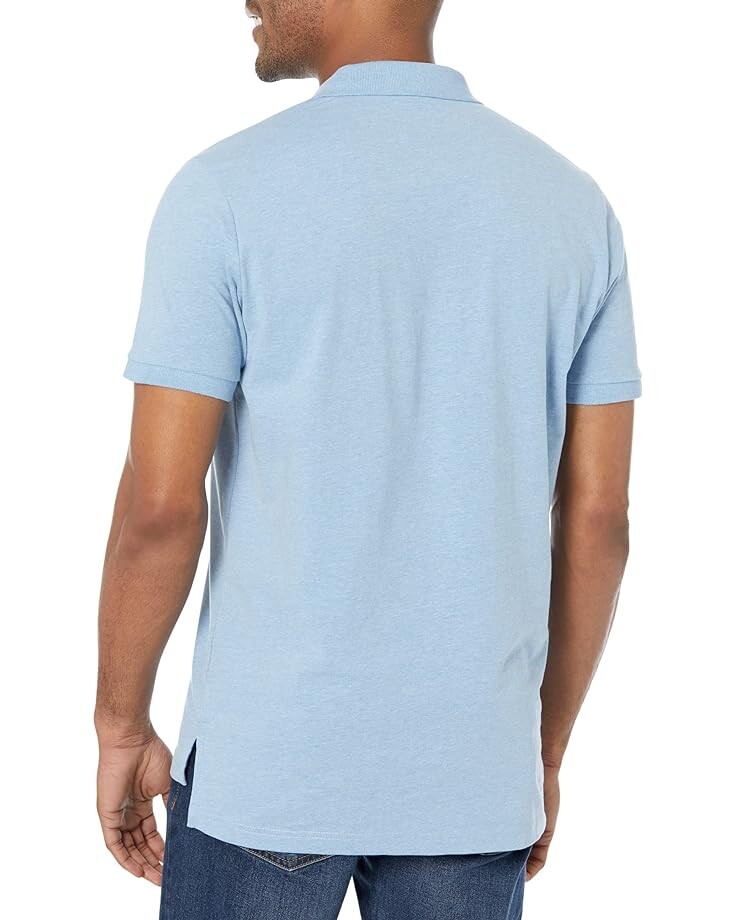 

Поло U.S. POLO ASSN. Solid Jersey Polo Shirt, цвет Surf Blue Heather