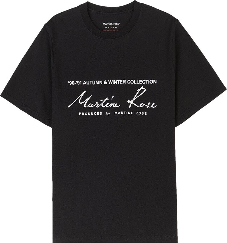 

Футболка Martine Rose Classic 'Black', черный
