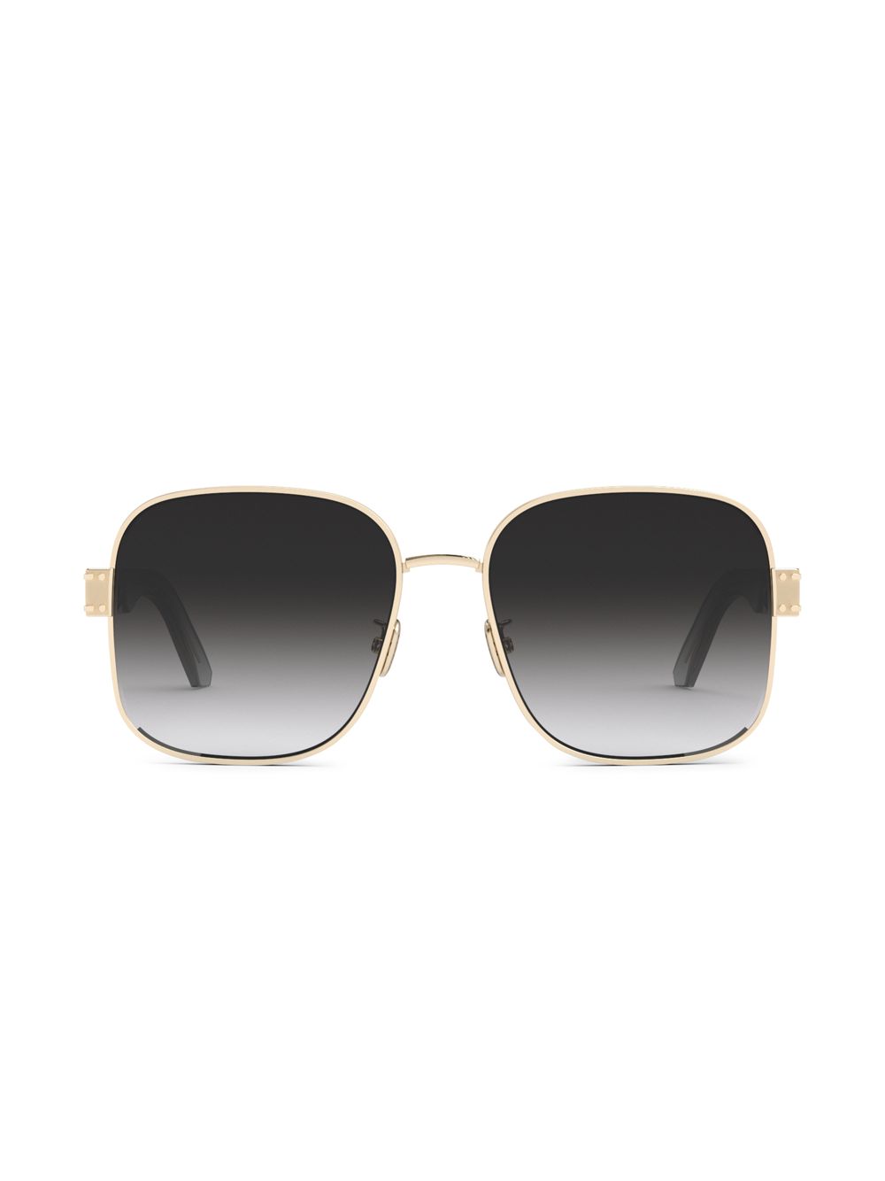 Квадратные солнцезащитные очки DiorSignature 60 мм Dior, золотой