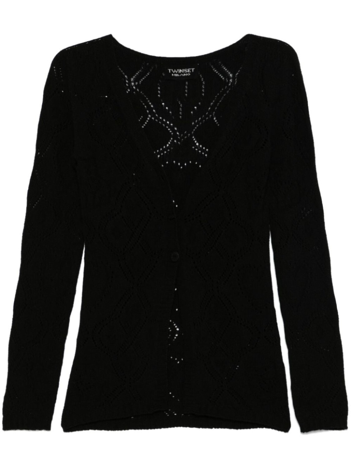 

TWINSET вязаный кардиган, черный