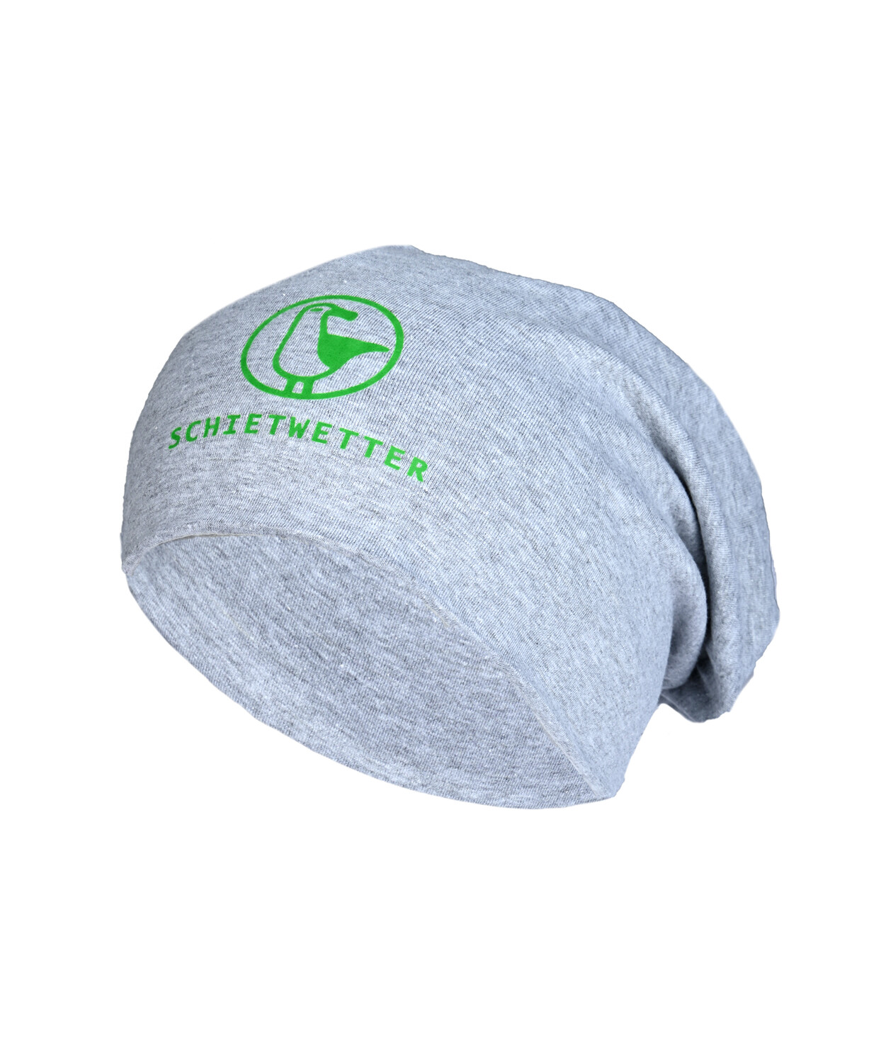 

Кепка SCHIETWETTER Beanie mit Print Möwe, цвет grey/neon green