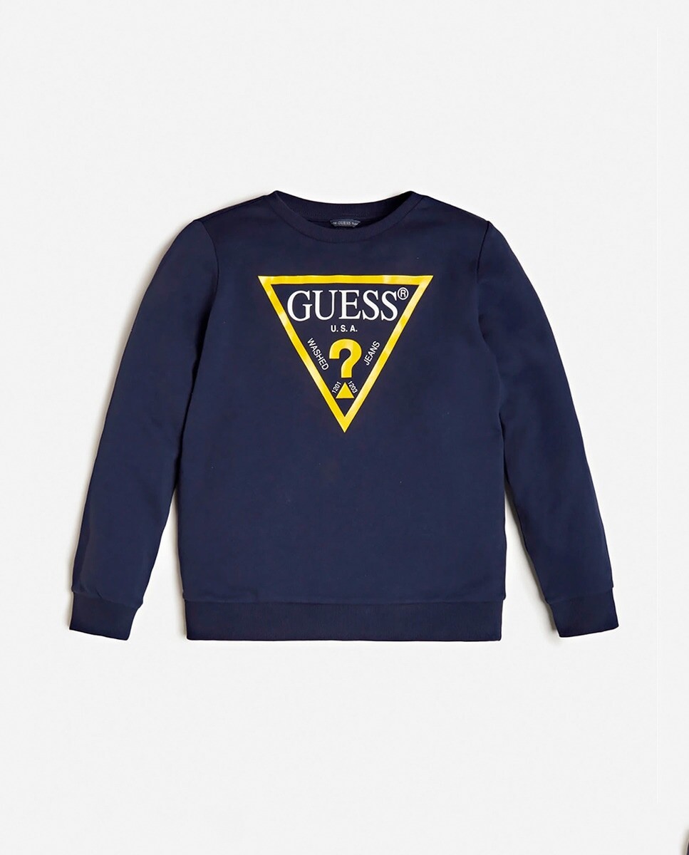 

Угадай, толстовка для мальчика Guess, темно-синий