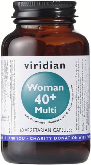 Viridian, Мультивитамины для женщин 40+, 60 капсул мультивитамины для женщин terra origin 60 капсул