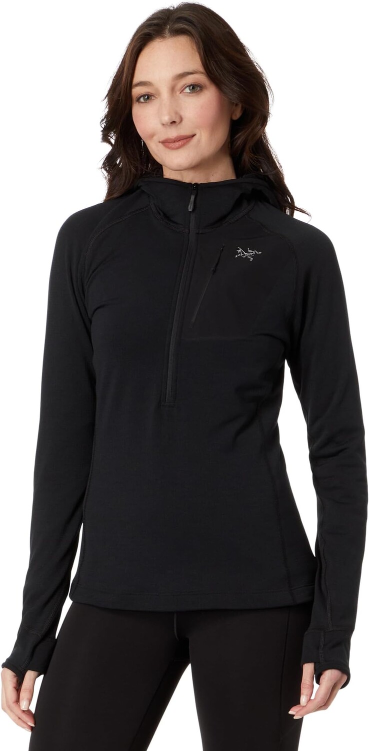 

Толстовка Delta 1/2 Zip Hoody Arc'teryx, черный