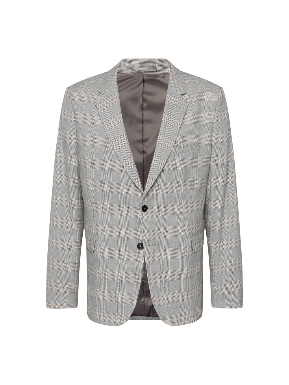 Пиджак узкого кроя BURTON MENSWEAR LONDON, серый/светло-серый