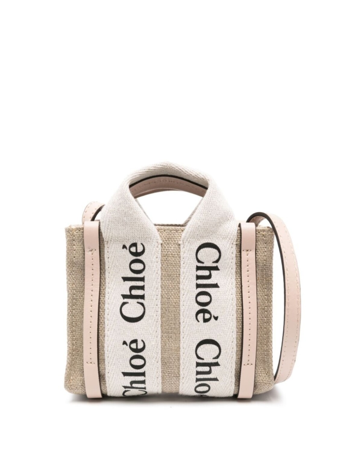 

Chloé мини-сумка Woody, серый