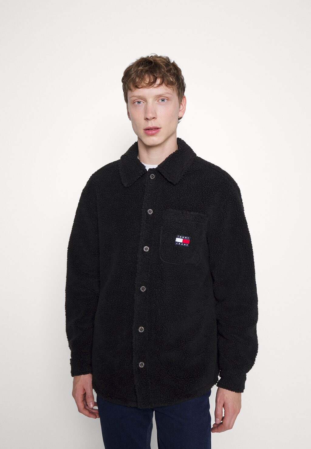 

Куртка флисовая Tommy Jeans, черный