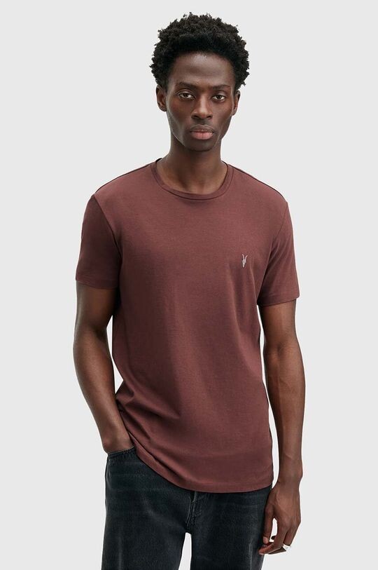 

ТОНИК хлопковая футболка AllSaints, бордовый