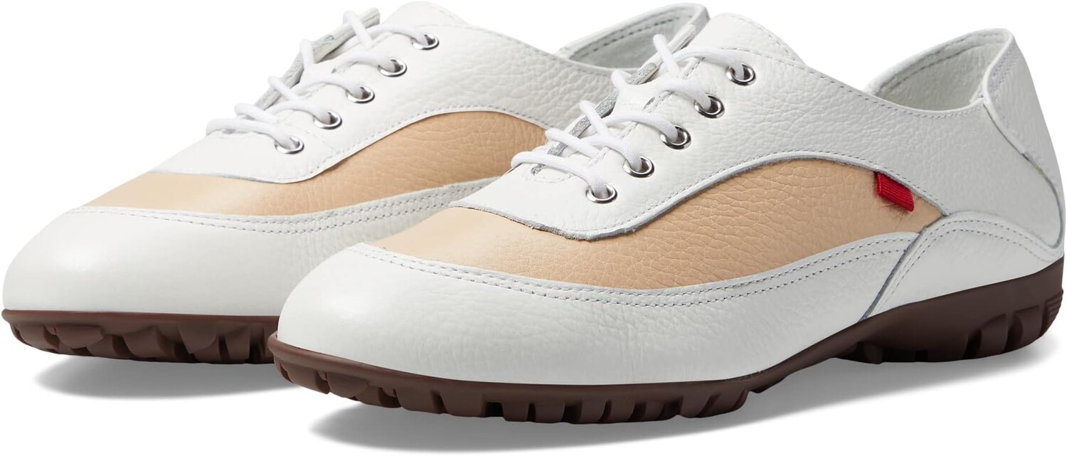 

Кроссовки Hampton Golf Marc Joseph New York, цвет White/Champagne Grainy, Белый