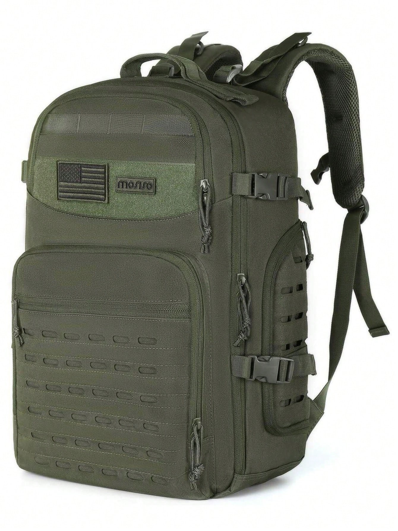 цена Мужской тактический рюкзак Mosiso, армейский зеленый