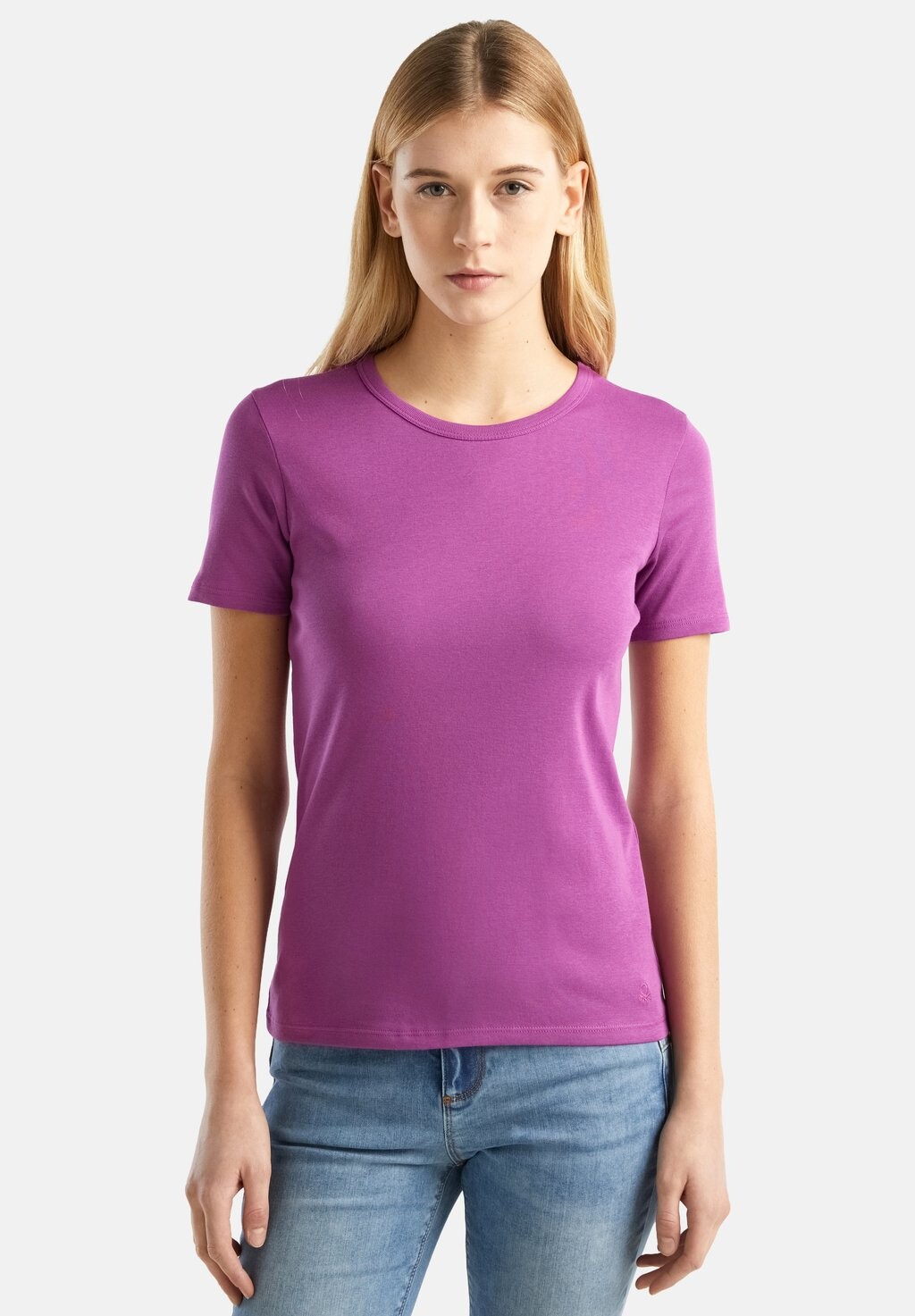 

Футболка базовая United Colors of Benetton, цвет violet