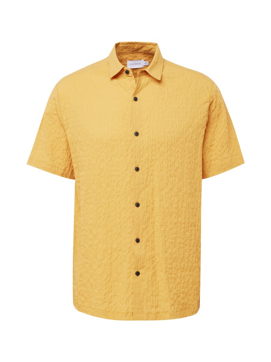 

Рубашка на пуговицах стандартного кроя Topman, цвет Mustard