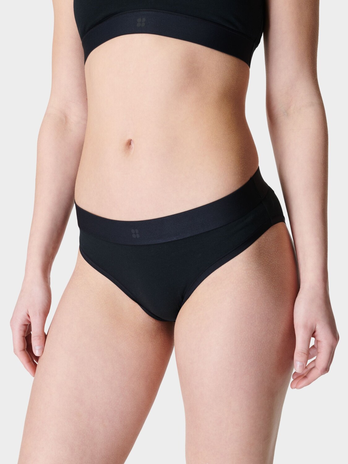 

Мягкие хлопковые трусы Sweaty Betty Sundown, 3 шт., черные