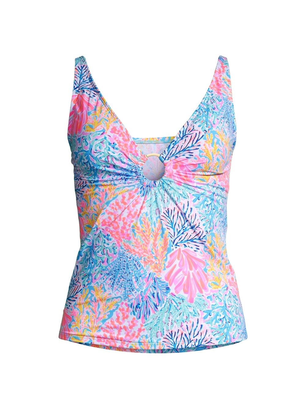 

Топ танкини Brenta с V-образным вырезом Lilly Pulitzer, разноцветный