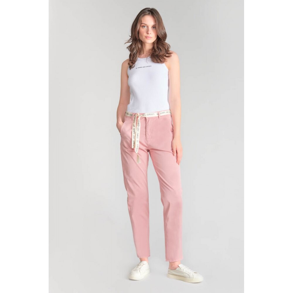

Брюки Le Temps Des Cerises Arlo High Waist Chino, розовый